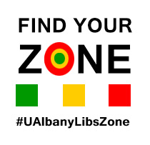 Find Your Zone #UAlbanyLibsZone